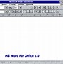 Image result for The First Microsoft Office Edition