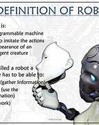 Image result for Robot Definition