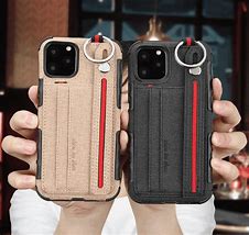 Image result for iPhone 11 Case with Card Holder and Finger Loop