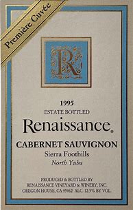 Image result for Renaissance Cabernet Sauvignon Premiere Cuvee