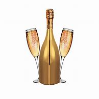 Image result for Silver Champagne and Gold Bottle