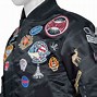 Image result for White Circle Patch On Dark Blue Jacket