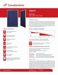 Image result for Canadian Solar Panel Data Sheet