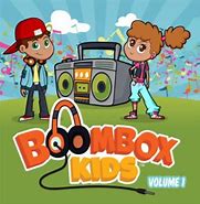 Image result for Kid Sitting beside a Boombox