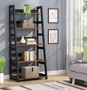 Image result for Ladder Bookcase with Drawers
