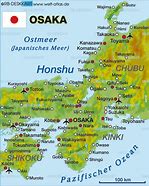 Image result for Japan Map Oksaka Mountan