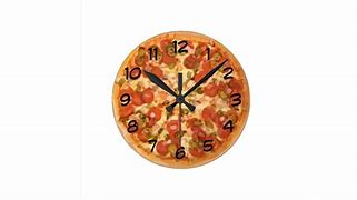 Image result for Pizza Time Clock