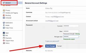 Image result for Facebook Account Password Change