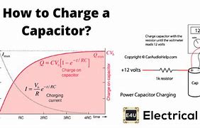 Image result for Capacitor Charge Calculator