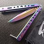 Image result for Titanium Balisong Knife