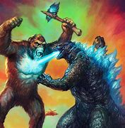 Image result for Godzilla vs King Kong Fan Art