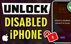 Image result for Unlock Disabled iPhone Connect to iTunes