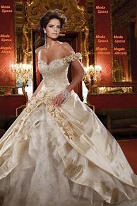 Image result for Short Champagne Wedding Dress