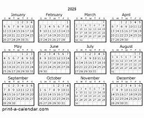 Image result for Google Calendar 2025 Printable