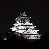 Image result for Osaka Castle Night. View