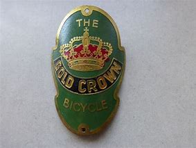 Image result for Vintage Gold Crown Logo Bicycle