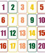 Image result for Large Printable Numbers 1-20