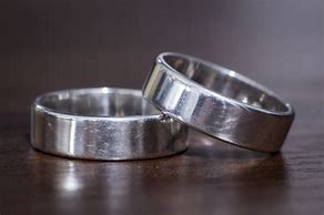 Image result for Titanium Ring Wedding Rose Gold