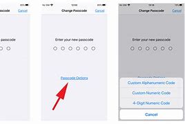 Image result for Setting iPhone Passcode