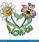 Image result for Valentine Flowers Cartoon