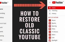 Image result for Old YouTube Website Layout