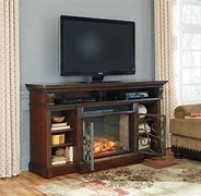 Image result for 90 Inch TV Stand with Fireplace
