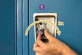 Image result for How Do You Unlock a Locker Lock
