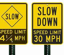 Image result for Slow Speed Sign Board