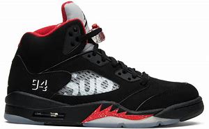 Image result for Jordan 5 Supreme Black Crumble Sole