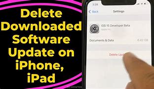 Image result for How to Delete Software Update iPhone