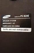 Image result for Samsung Stereo PS 820E