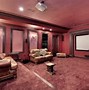 Image result for Red Home Theater Room