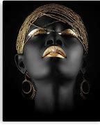 Image result for Black Queen with Crown Painting