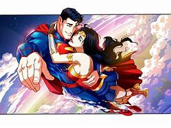 Image result for Superman Wonder Woman Art