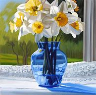 Image result for Flower Vase Painting Designs