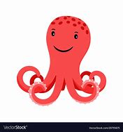 Image result for Red Octopus Cartoon