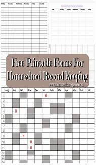 Image result for Free Printable Homeschool Log