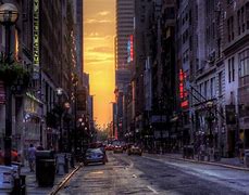 Image result for City Night Street Scene