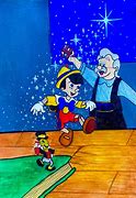Image result for Jiminy Cricket and Geppetto
