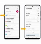 Image result for Samsung S20 Setting Connection Screen