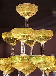 Image result for Modern Wedding Champagne Tower