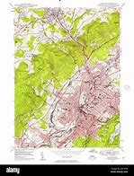 Image result for Scranton PA Topographic Map
