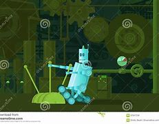 Image result for Cartoon Robot Factory