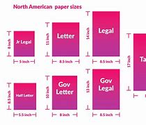 Image result for Paper Sizes Images