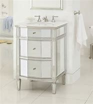 Image result for Mirrored Bathroom Vanity with Sink