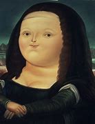 Image result for Fernando Botero Mona Lisa Painting