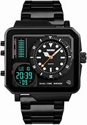 Image result for Analog Digital Square Watch