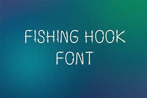Image result for Fishing Hook Font