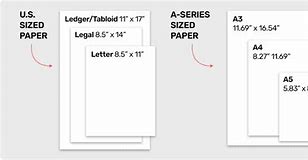 Image result for Us Letter Size Paper