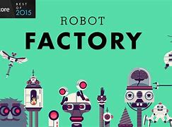 Image result for Robot Factory Cartoon